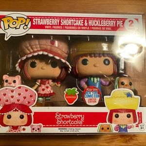 Funko Pop 2-pack, Strawberry Shortcake & Huckleberry Pie Custard Pupcake Scented